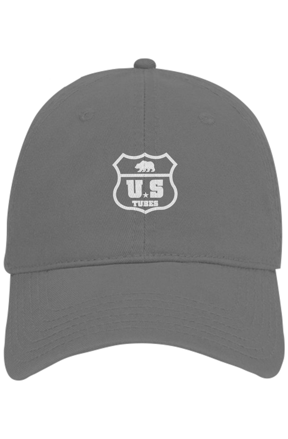 Otto 6 panel dad hat (White Embroidery)