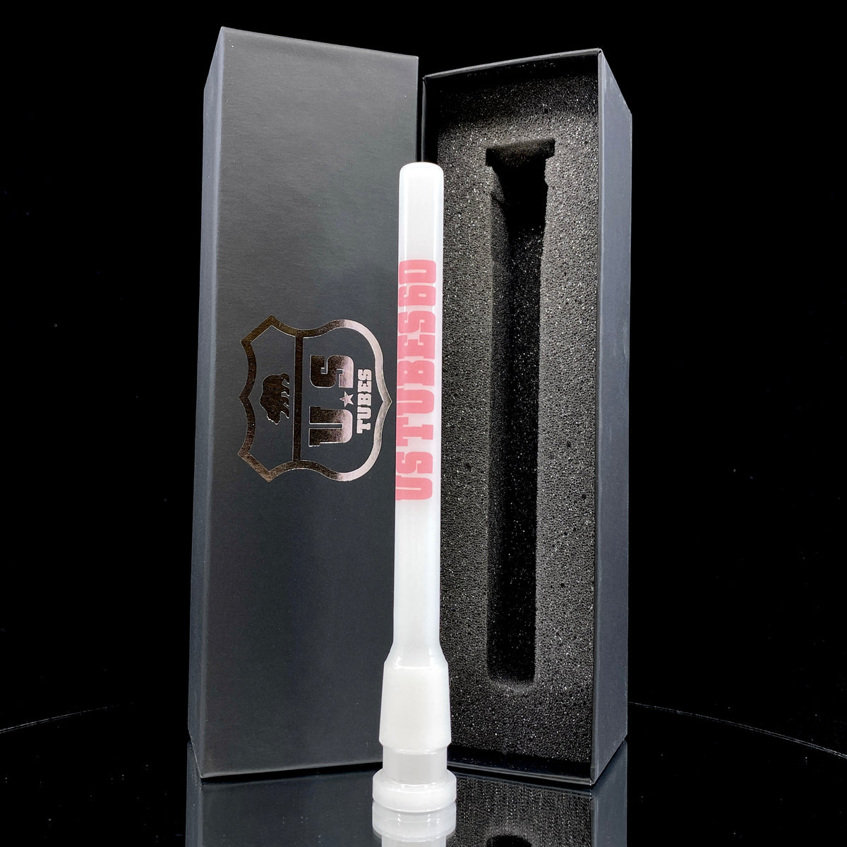Open End Downstem 19/14mm (White 12mm)