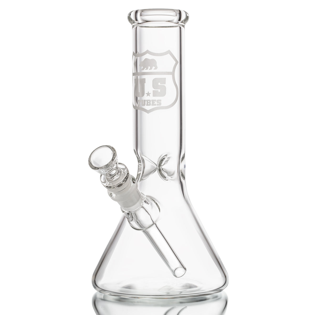 12 Inch Simple Beaker 50 x 5mm with Sandblasted Decal