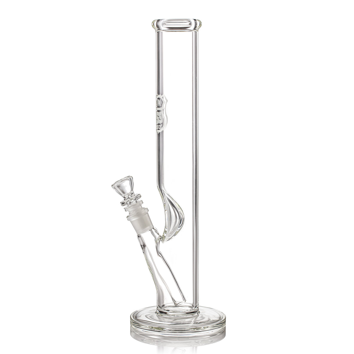 US TUBES Simple Straight 12 Inch Tube in all Clear - Side view