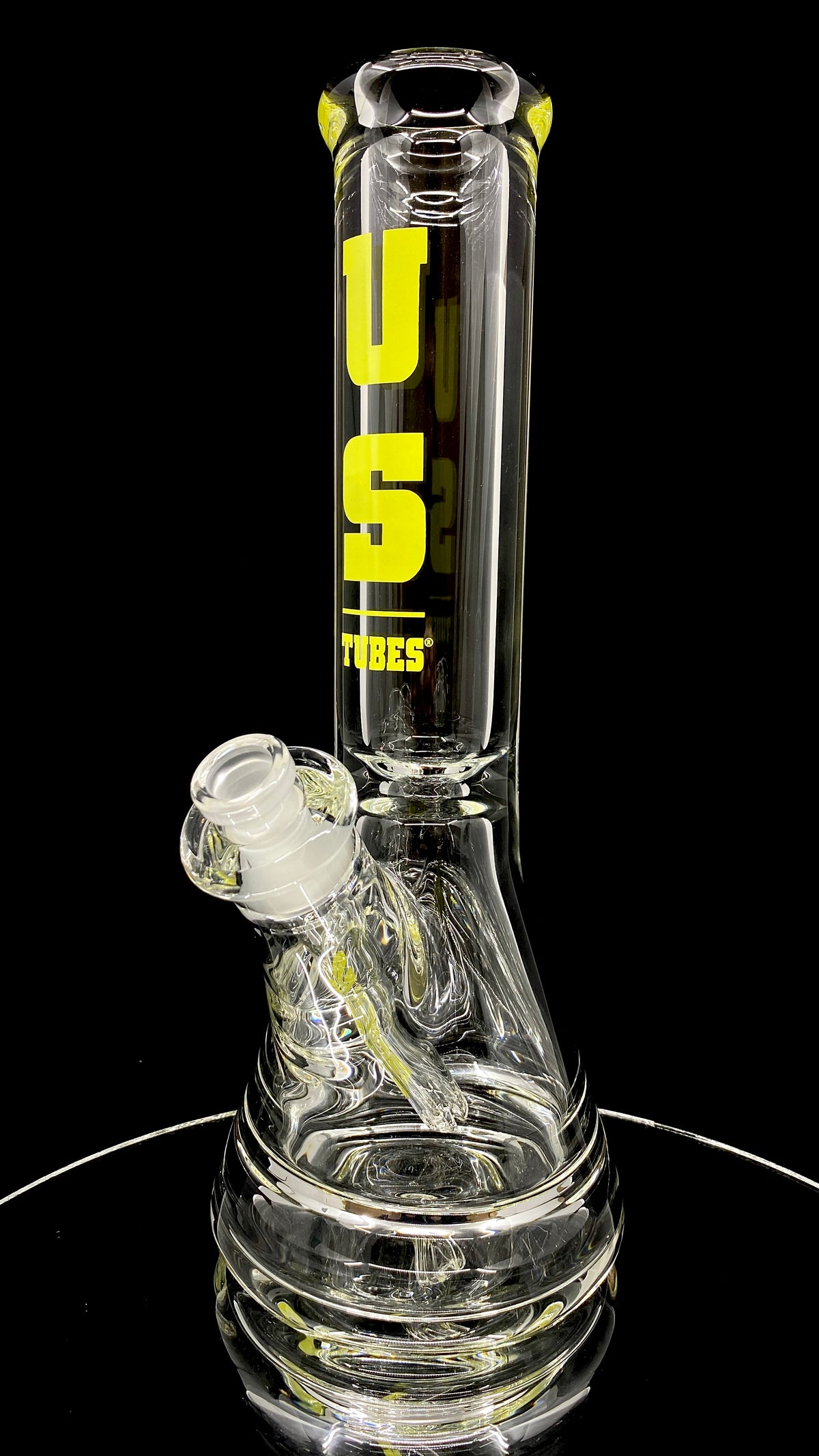 12 Inch Beaker 50 x 9mm with Constriction (Yellow Block Decal)