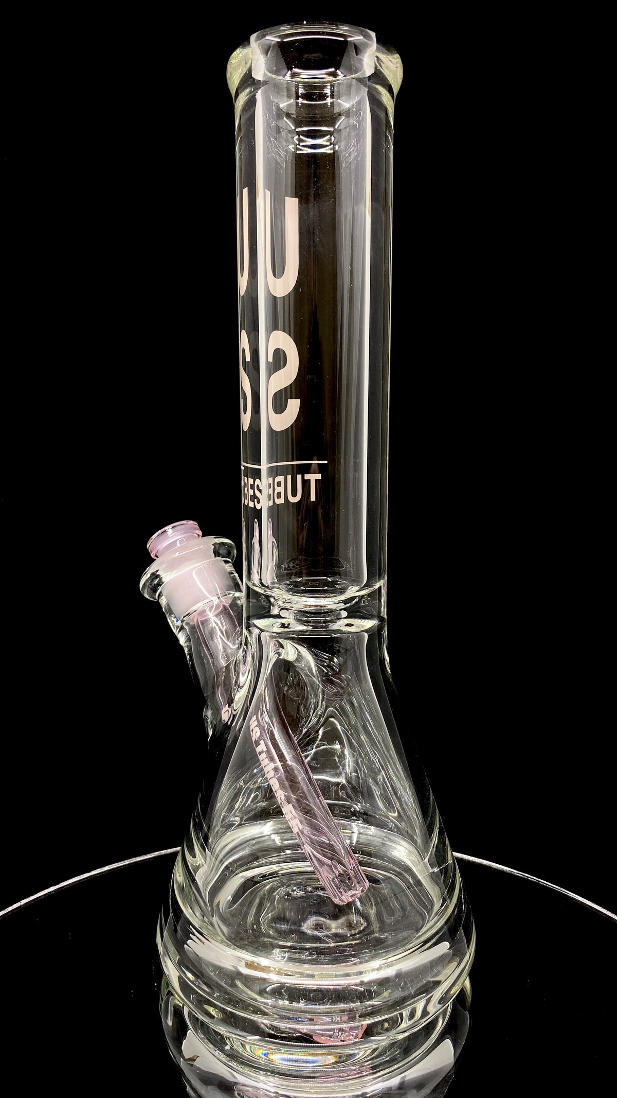 12 Inch Beaker 50 x 9mm with Constriction (Pink OG Decal)